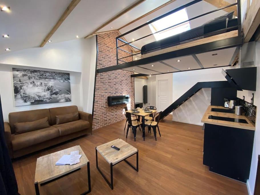 Ferienwohnung Loft: Le New-York Rouen Exterior foto